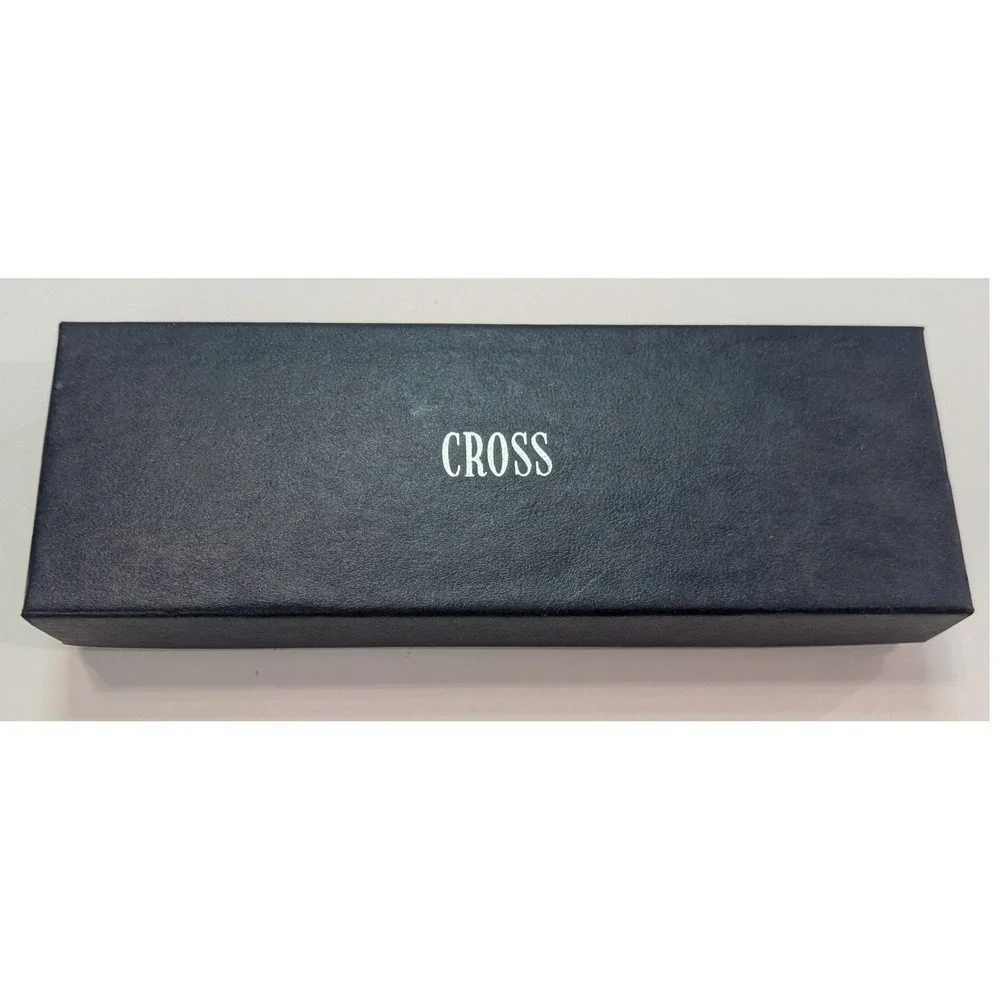 Cross Ballpoint Pen Unisex OS Silver Excellent Lustrous Chrome Vintage Boxed